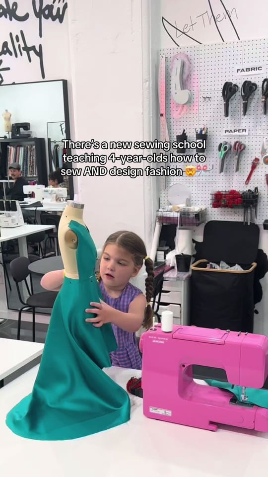 Post 2 by The New York Sewing Center on TikTok (video)