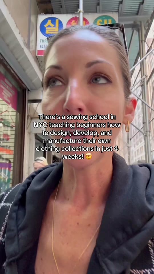 Post 1 by The New York Sewing Center on TikTok (video)