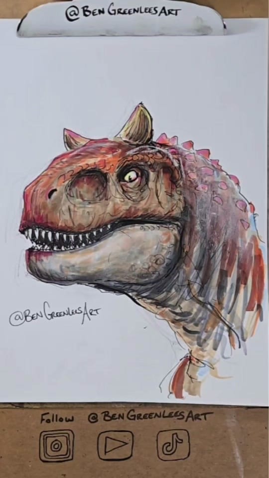 Post 1 by BenGreenleesArt on TikTok (video)