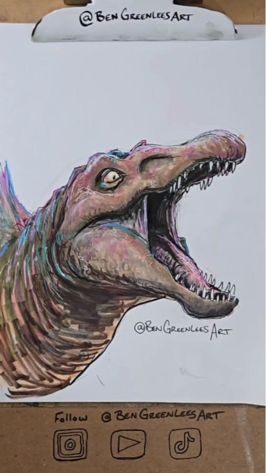 Post 4 by BenGreenleesArt on TikTok (video)