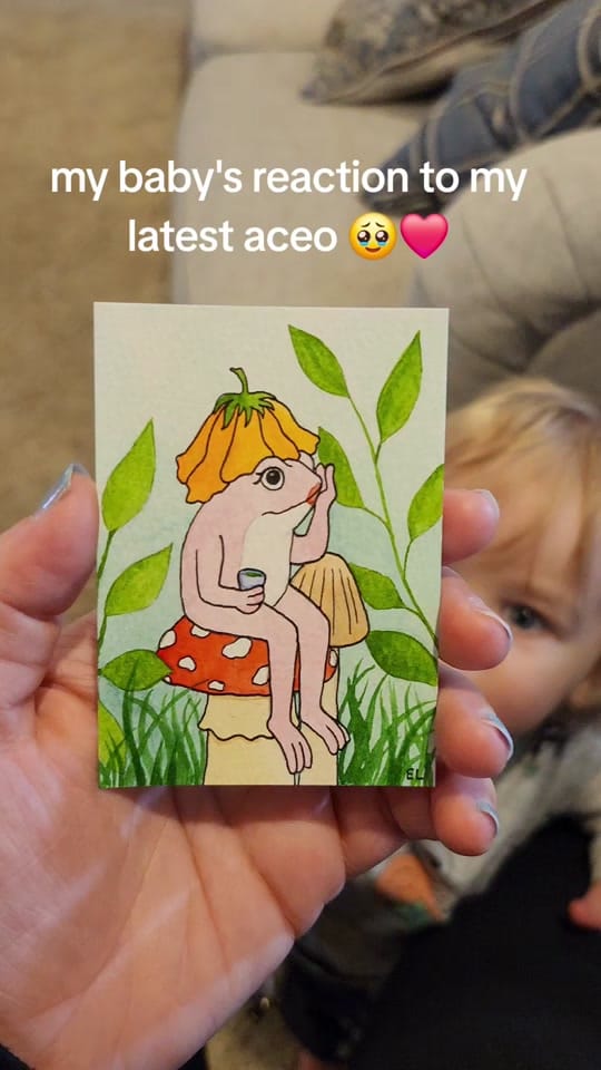 Post 7 by Emma Love | Artist, SAHM on TikTok (video)