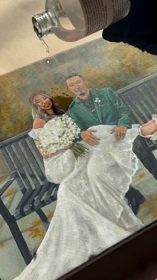 Post 7 by Live Wedding Painter || Bailey on TikTok (video)