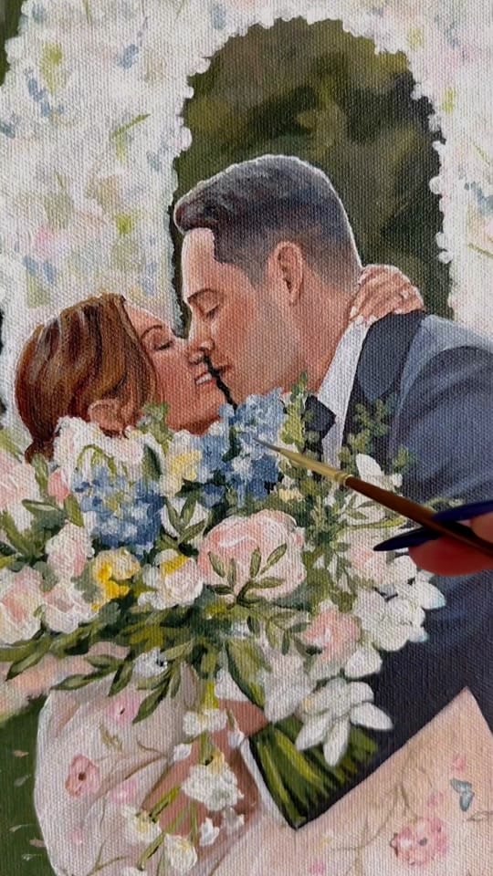 Post 6 by Live Wedding Painter || Bailey on TikTok (video)