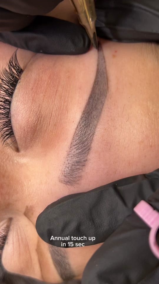 Post 9 by Edith - PMU Brow Artist on TikTok (video)