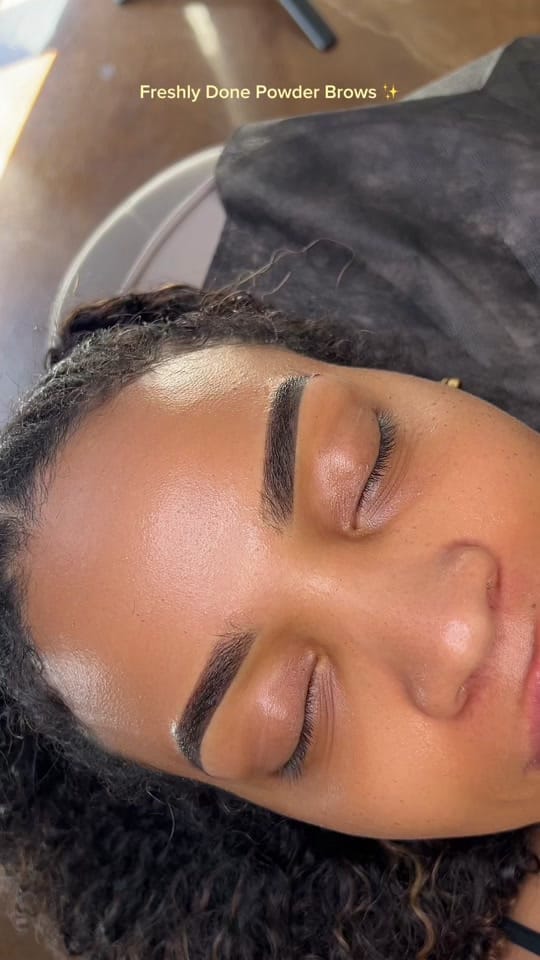 Post 1 by Edith - PMU Brow Artist on TikTok (video)