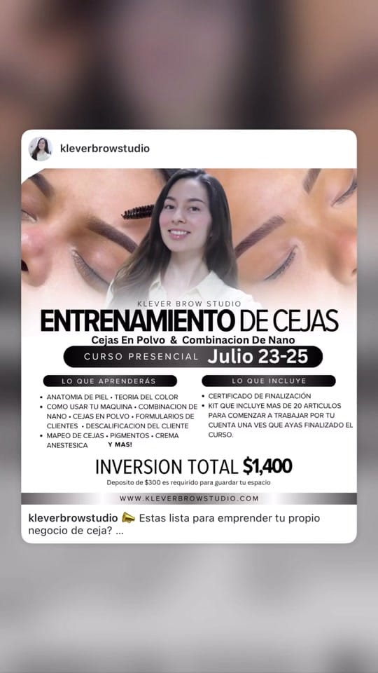 Post 3 by Edith - PMU Brow Artist on TikTok (video)