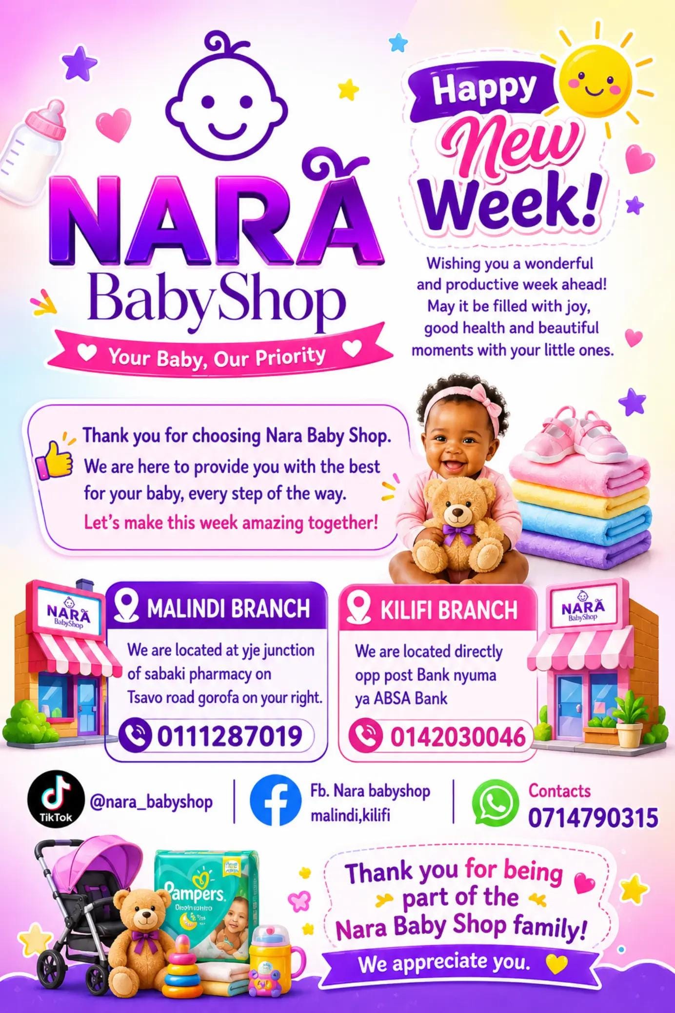 Post 7 by Nara Baby Shop malindi kilifi on TikTok (video)