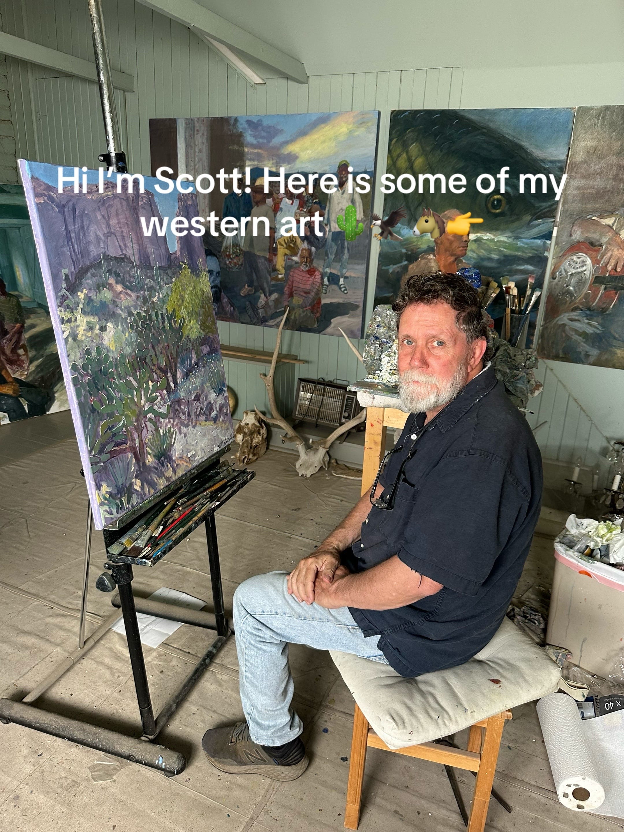 Post 5 by Alan Scott Chamberlain Art on TikTok (video)