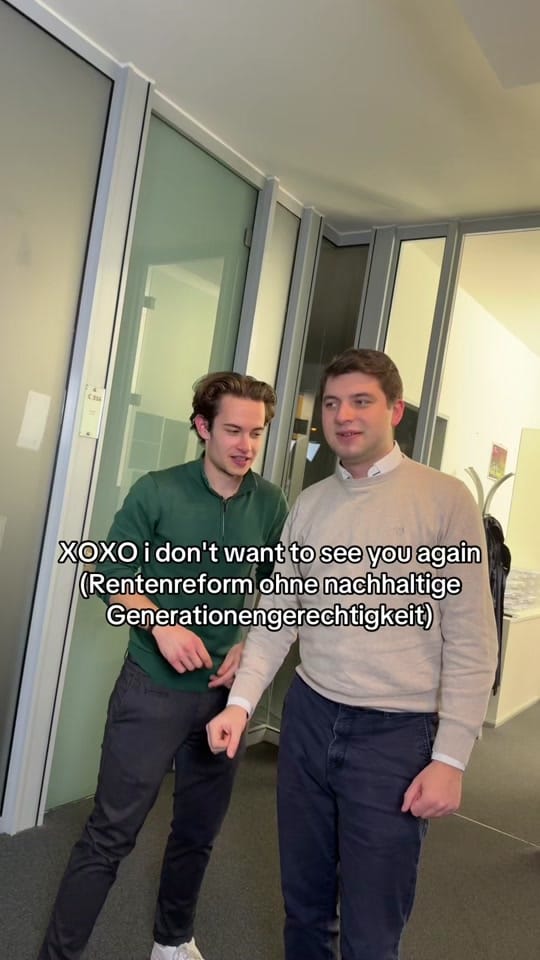 Post 2 by Junge Union Bayern on TikTok (video)