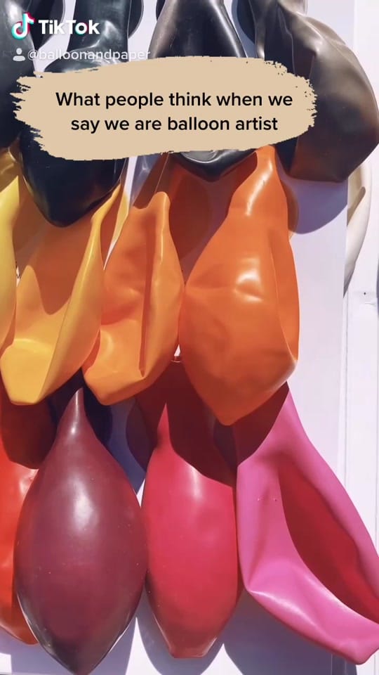 Post 10 by Balloon & Paper on TikTok (video)
