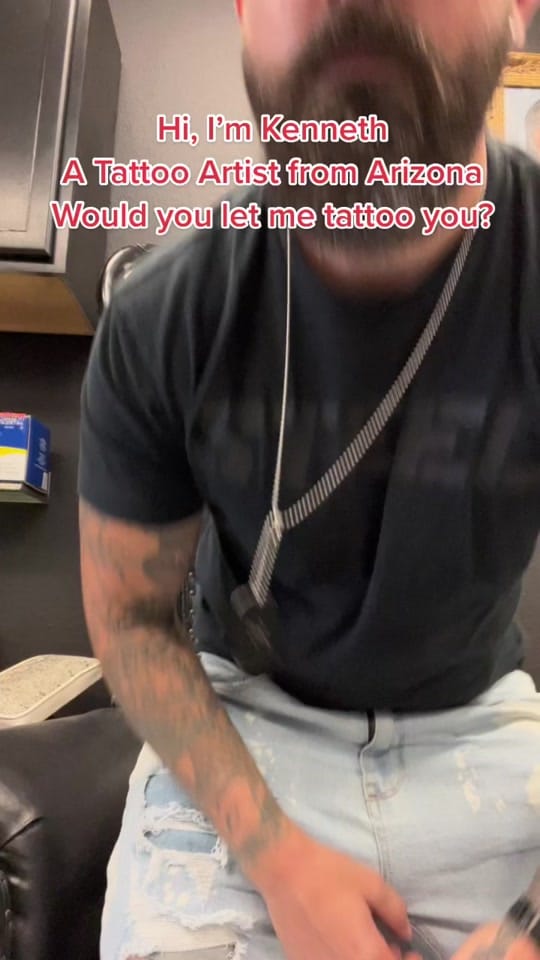 Post 9 by Kenneth Shaw Az Tattoo Artist on TikTok (video)