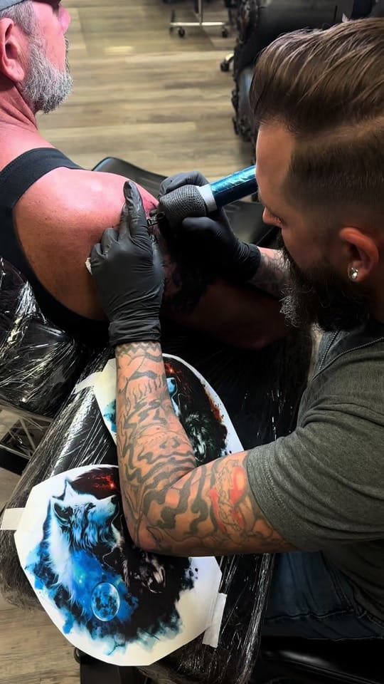 Post 6 by Kenneth Shaw Az Tattoo Artist on TikTok (video)