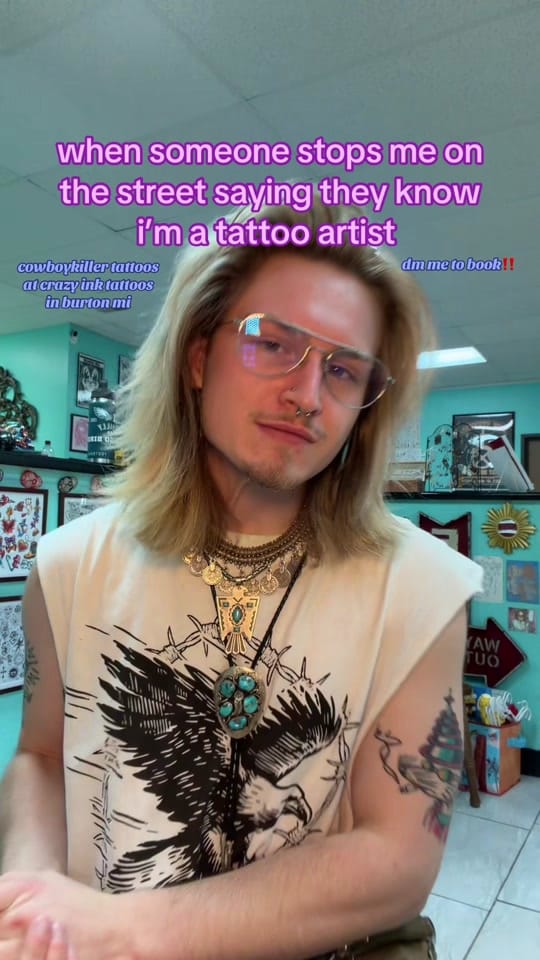 Post 6 by cowboykiller tattoos on TikTok (video)