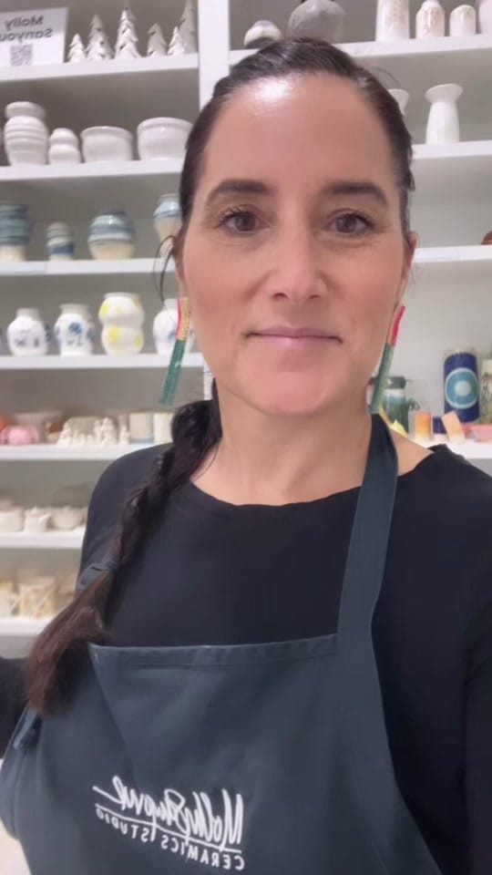 Post 1 by Molly Sanyour Ceramics on TikTok (video)