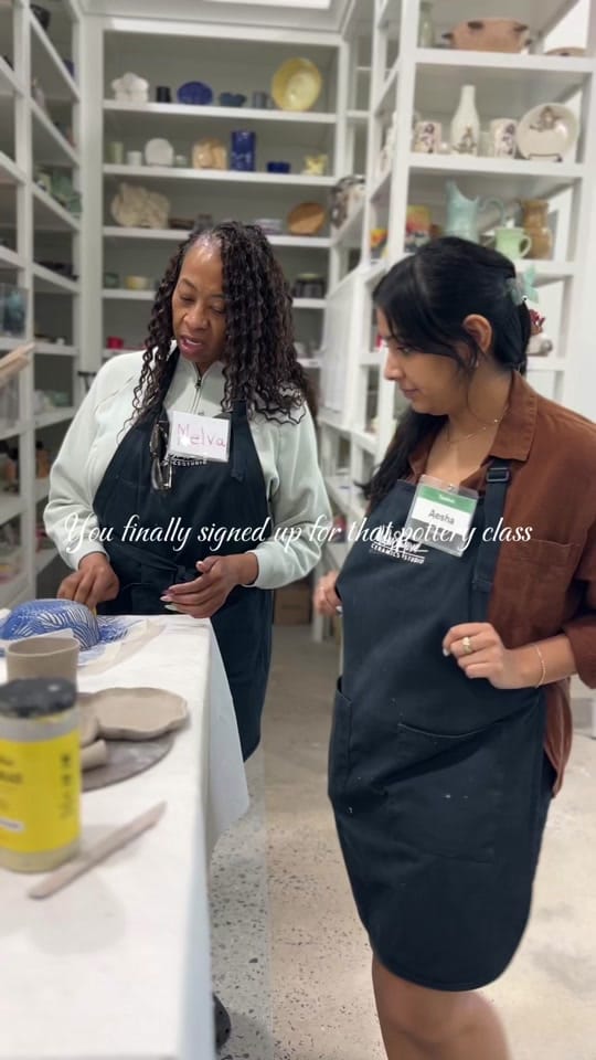 Post 6 by Molly Sanyour Ceramics on TikTok (video)