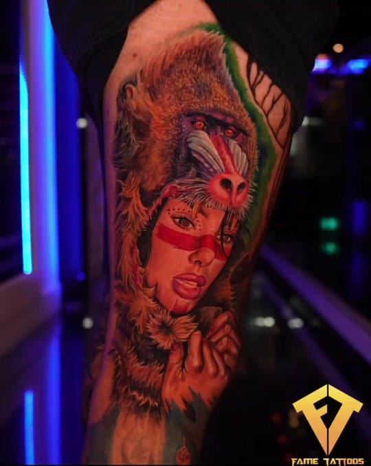 Post 2 by FAME TATTOOS on TikTok (video)