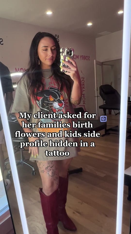 Post 8 by Wilde Blume Tattoo on TikTok (video)