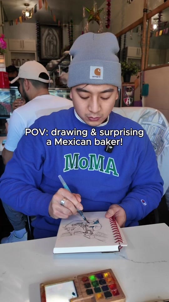 Post 5 by Justin (Hungry Artist NY) on TikTok (video)