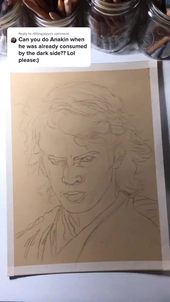 Post 10 by Kelsey Rushing Art on TikTok (video)