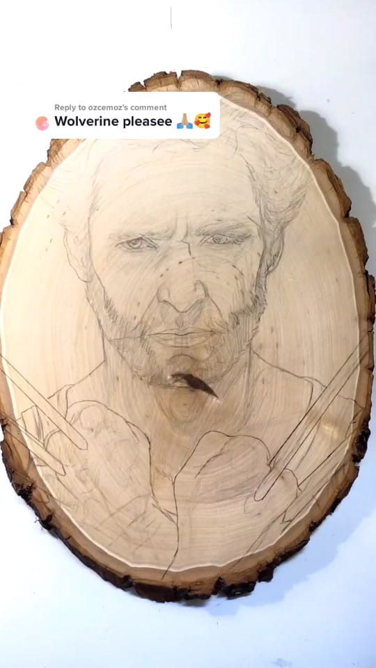 Post 2 by Kelsey Rushing Art on TikTok (video)
