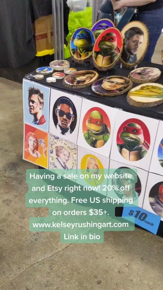 Post 4 by Kelsey Rushing Art on TikTok (video)