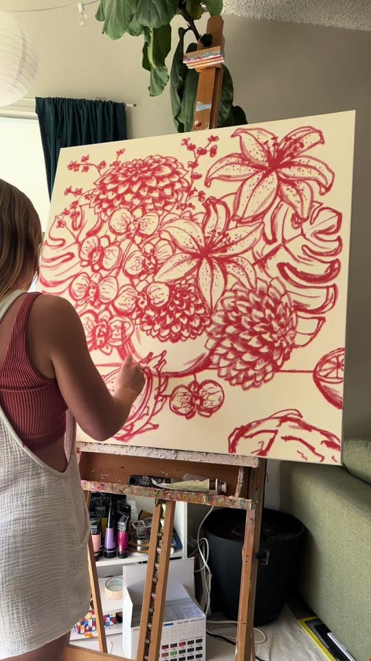 Post 10 by Juju Creates Art on TikTok (video)