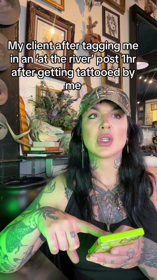 Post 8 by SwampWitchTattoos on TikTok (video)