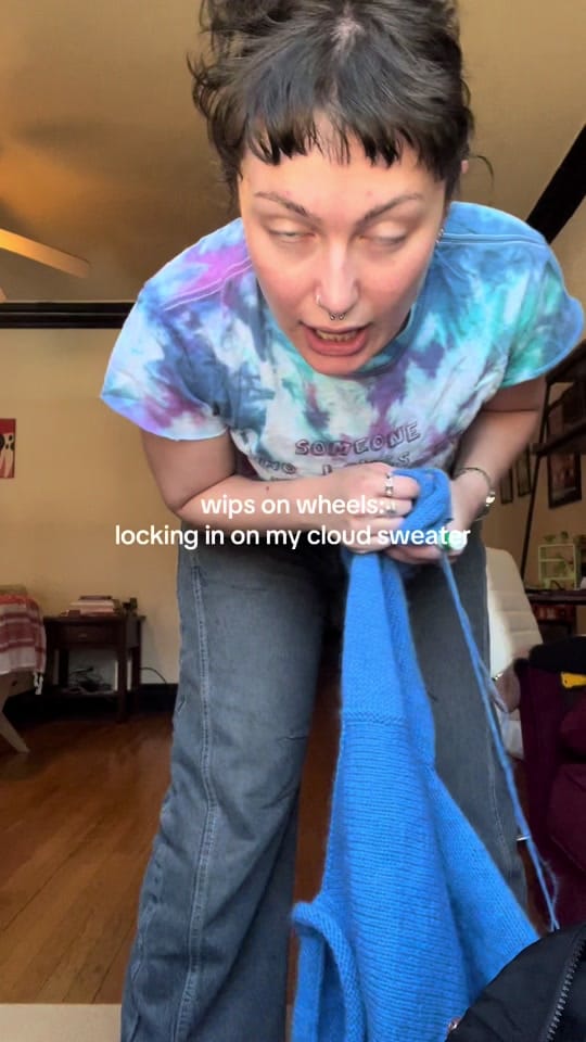 Post 7 by emilyisknitting on TikTok (video)