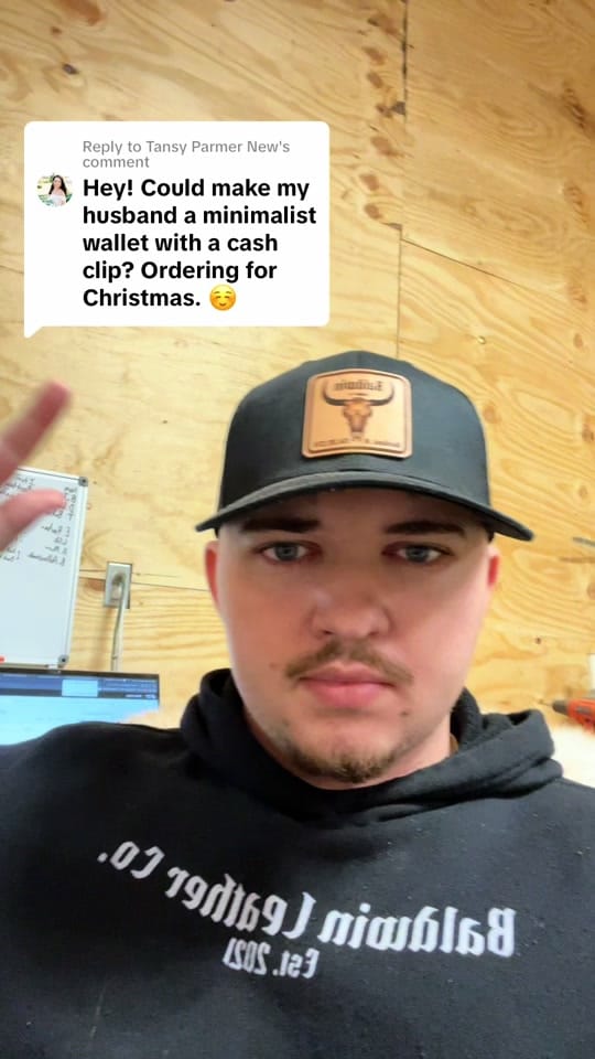 Post 10 by BaldwinLeatherCo on TikTok (video)