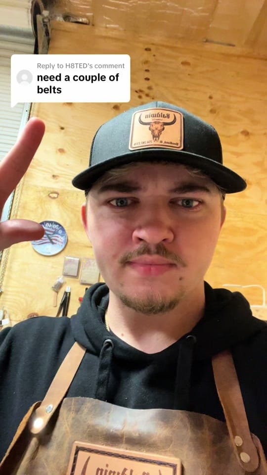 Post 9 by BaldwinLeatherCo on TikTok (video)