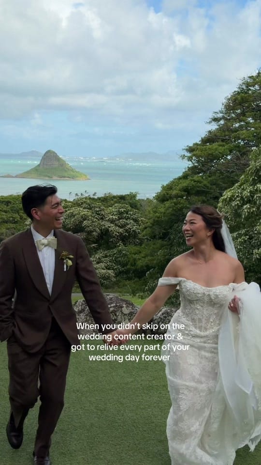 Post 7 by Hawaii Wedding Content Creator on TikTok (video)