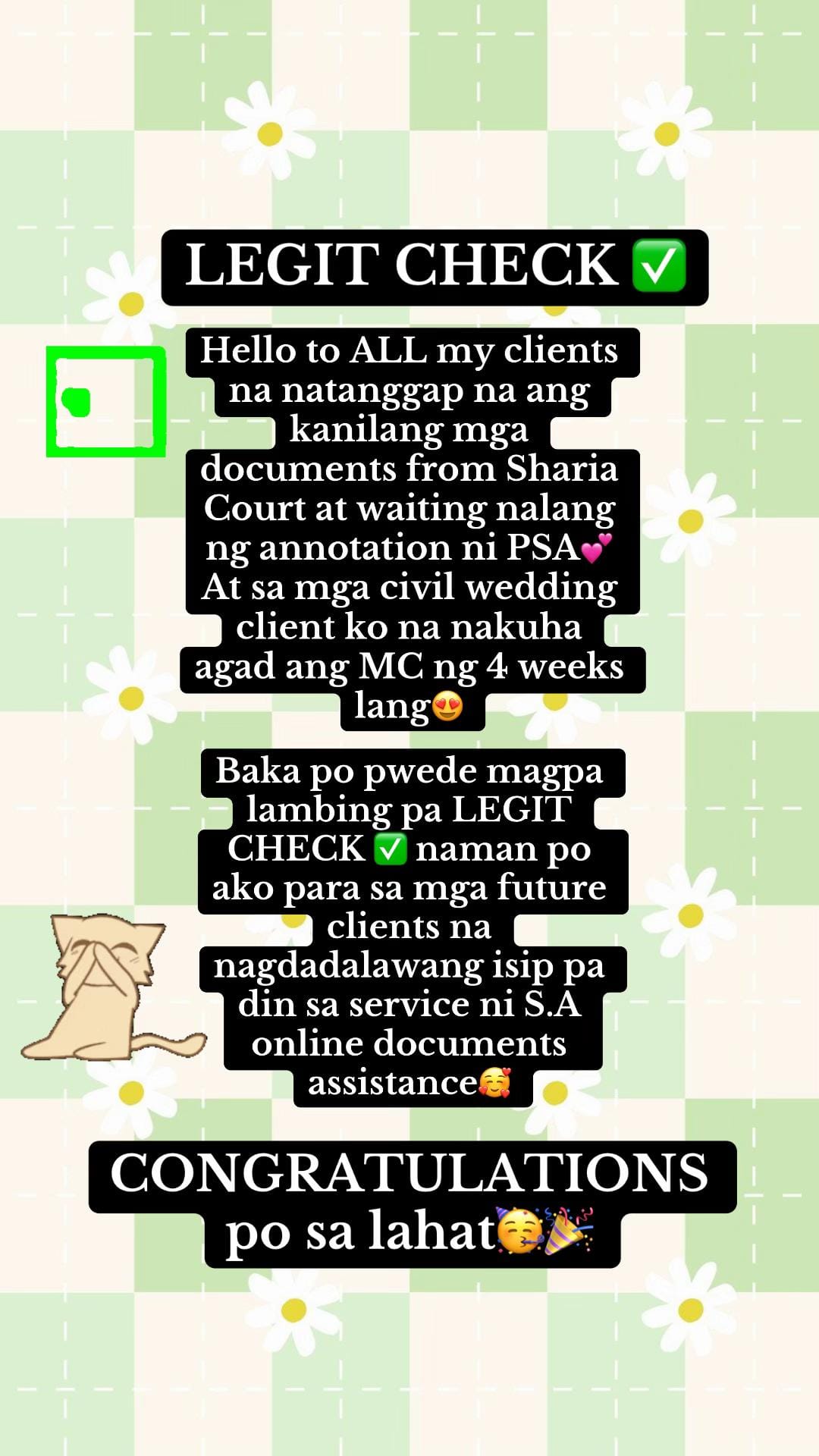 Post 8 by S.A Online Document & Weddings on TikTok (video)