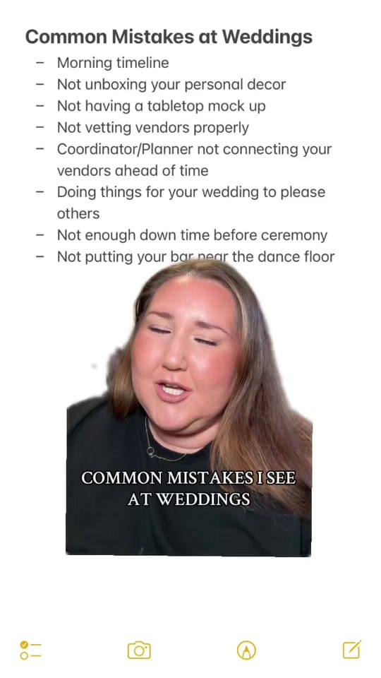 Post 10 by Alejandra • Wedding Tips/Inspo on TikTok (video)
