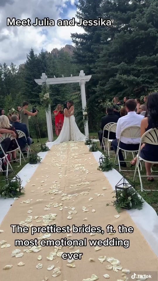 Post 10 by Colorado wedding photographer on TikTok (video)
