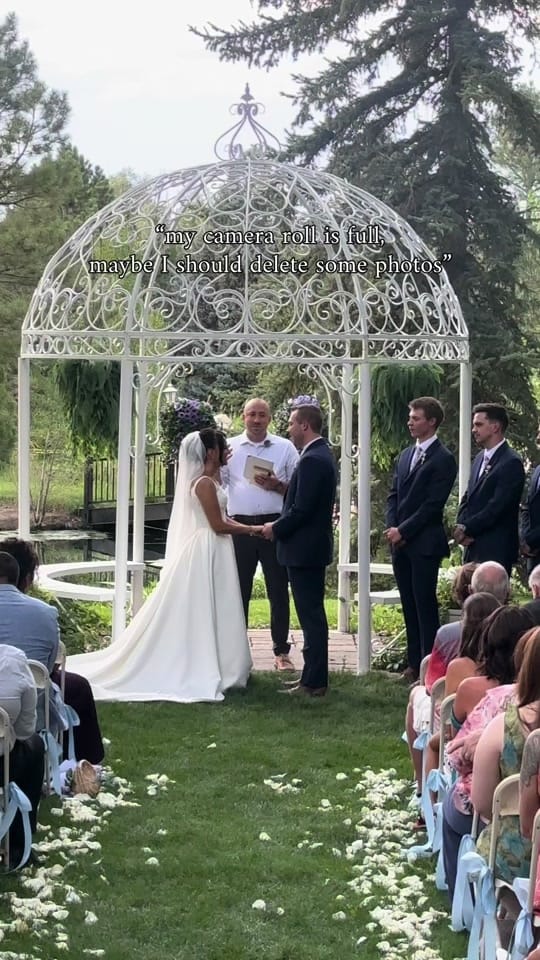 Post 1 by Colorado wedding photographer on TikTok (video)