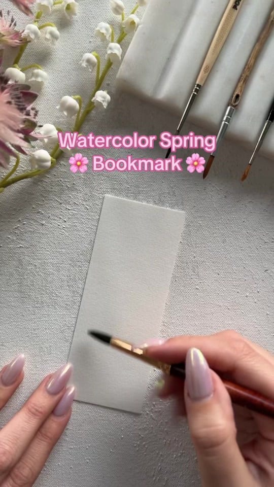 Post 8 by Marisa 💖 Watercolor Artist on TikTok (video)