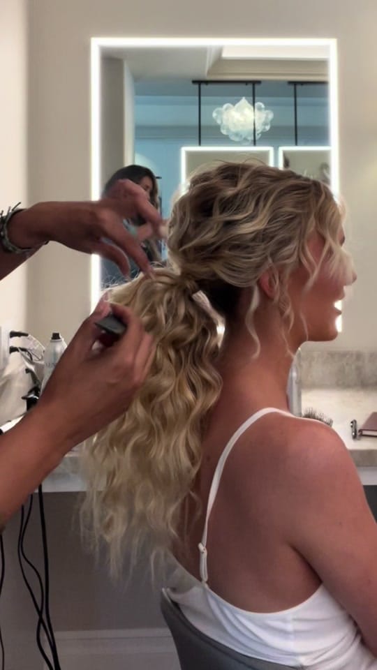 Post 9 by SAN DIEGO BRIDAL HAIRSTYLIST on TikTok (video)