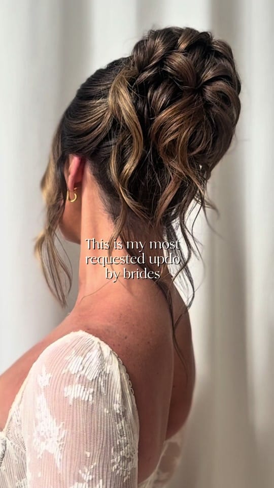 Post 2 by SAN DIEGO BRIDAL HAIRSTYLIST on TikTok (video)