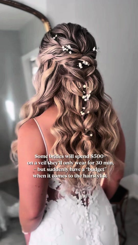 Post 5 by SAN DIEGO BRIDAL HAIRSTYLIST on TikTok (video)