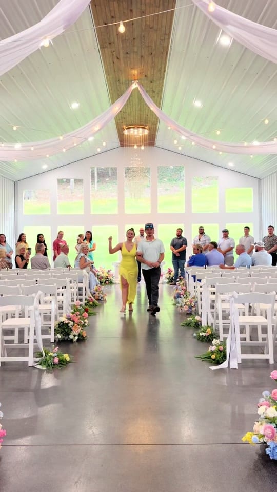 Post 1 by Hall Farms Weddings and Events on TikTok (video)