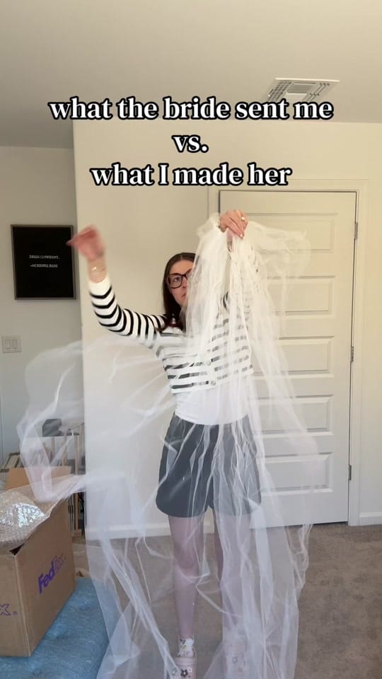 Post 9 by McKenzie McKeene|Custom Veils on TikTok (video)
