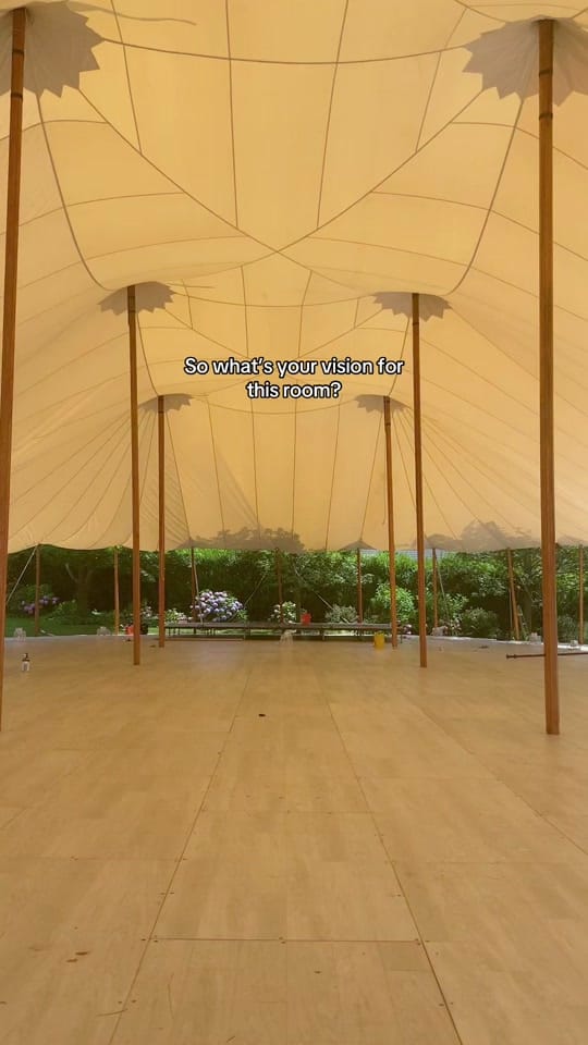 Post 3 by The Greenwich Tent Company on TikTok (video)