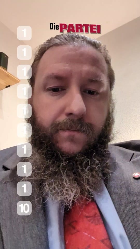 Post 6 by Die PARTEI Berlin on TikTok (video)