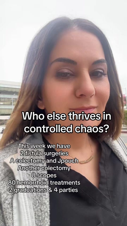 Post 5 by Karen Zaghiyan, MD, FASCRS on TikTok (video)