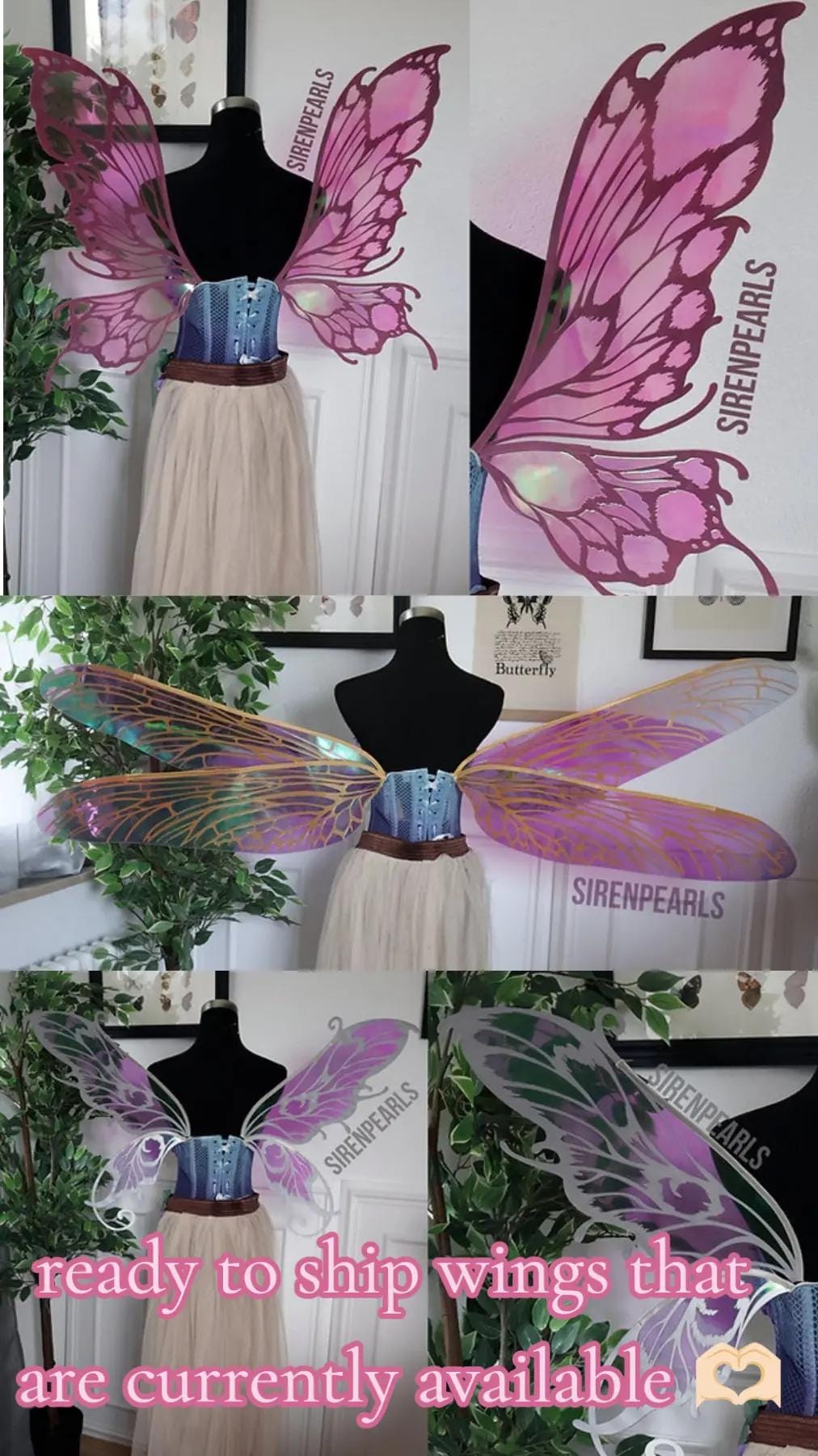 Post 9 by SirenPearls | 🧚wings&fantasy on TikTok (video)