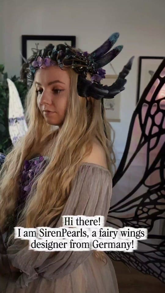 Post 10 by SirenPearls | 🧚wings&fantasy on TikTok (video)