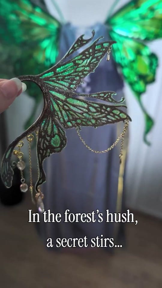 Post 2 by SirenPearls | 🧚wings&fantasy on TikTok (video)