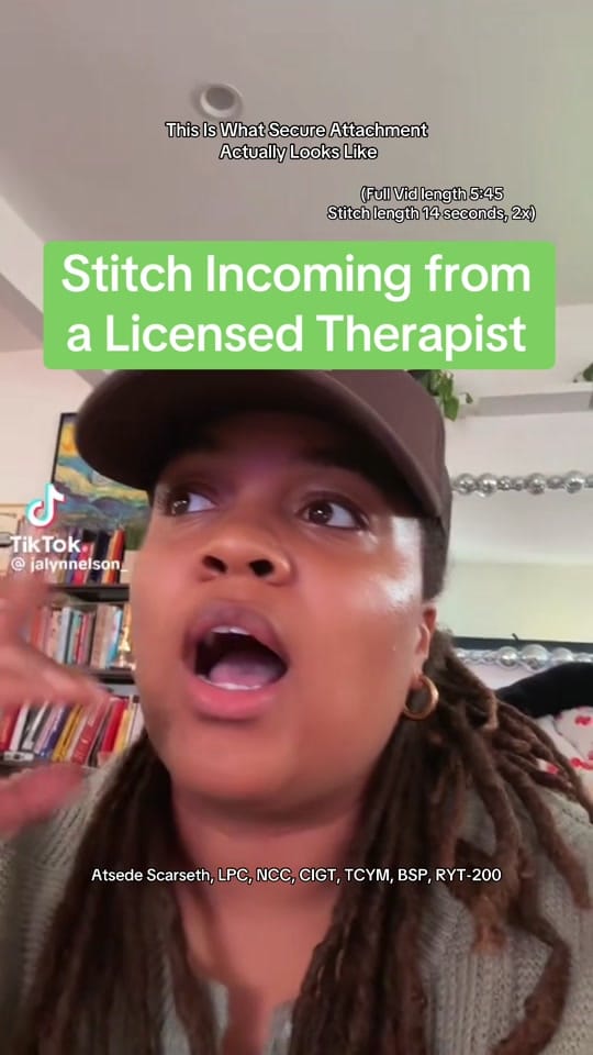 Post 1 by AtsedeScarseth AuDHD Therapist on TikTok (video)