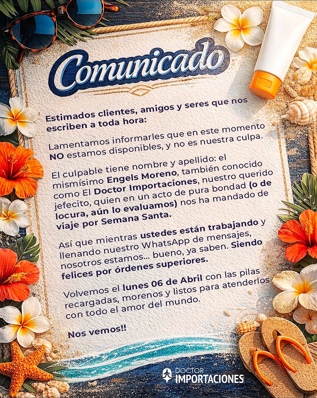 Post 1 by Doctor Importaciones on TikTok (video)