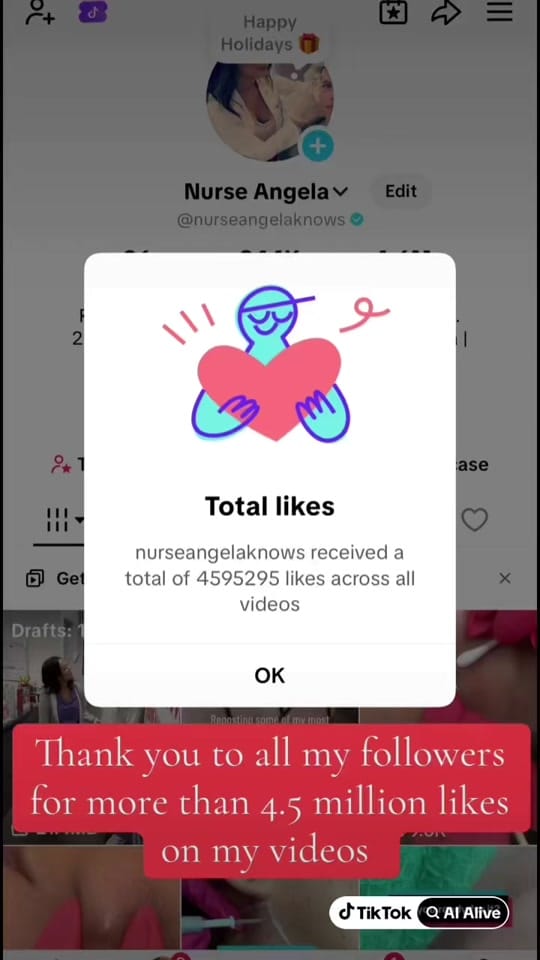 Post 10 by Nurse Angela on TikTok (video)